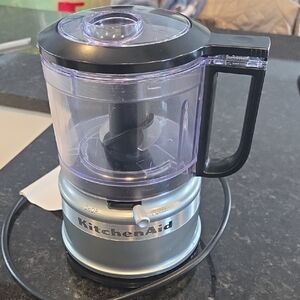 KitchenAid Black and Silver Mini Food Processor